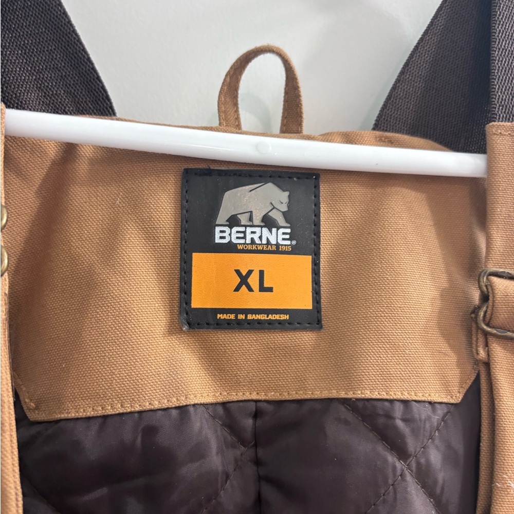 Berne Heritage Insulated Bib Overalls Size XL New With Tags - Picture 3 of 5
